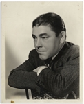 Clarence Sinclair Bull 8 x 10 Semi-Glossy Portrait of Moe Howard -- Done for MGM, Circa 1934 -- Pinholes at Corner & Small Stain at Bottom, Else Very Good Condition